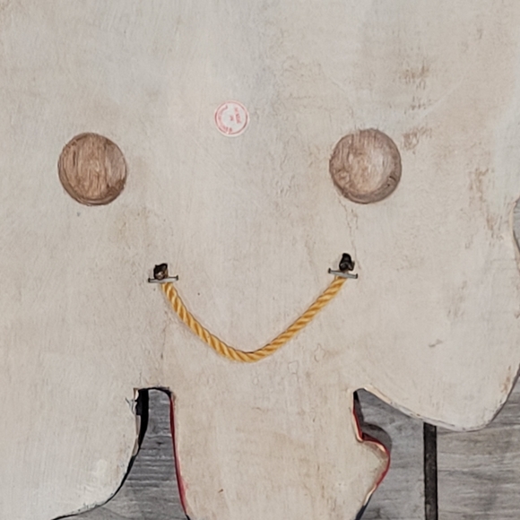 Vintage hand carved Wood hanging  plaque of Christmas Carolers HTC - Picture 7 of 16